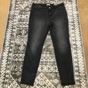 Jessica Simpson Gray high rise skinny Jean pant